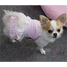 Hundekleid Lace rosé (Gr.XS,L)