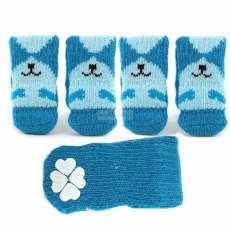 Hundesocken Smile blau