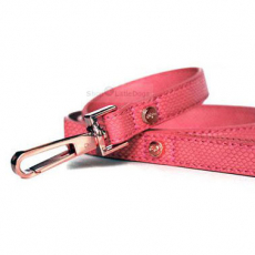 Hunde-Leine NAJA pink-kroko