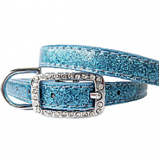 Hunde-Halsband Sparkle ocean blue
