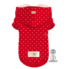 Hunde-Sweater JULIETTE rot