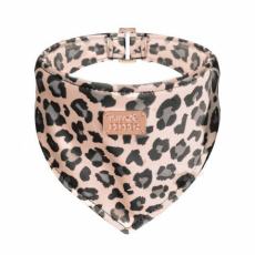 Hunde-Halstuch SAFARA rosé leopard (Gr.35)