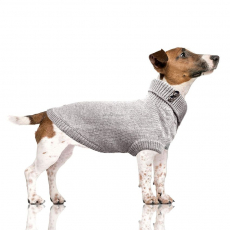 Hunde-Pullover HELSINKI hellgrau