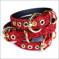 Halsband Twinkle rot (Gr.XS)