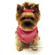 Hunde-Bandana Spoiled rosa (Gr.M)