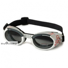 Hunde-Sonnenbrille Skull silber (Gr.S)