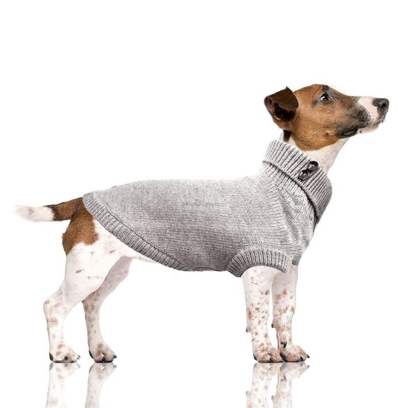 Hunde-Pullover 'HELSINKI' hellgrau