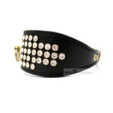 Hunde-Halsband 'Luxury' schwarz-gold