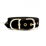 Halsband & Leine Velvet schwarz