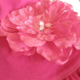 Hunde-Kleid Pretty Pink Flower pink (Gr.M)