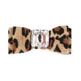 Hundehaarschleife Big Bow leopard