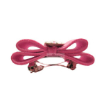 Hundehaarschleife Big Bow electric pink