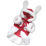 Hundemantel Santa Girl rot (Gr.XS)