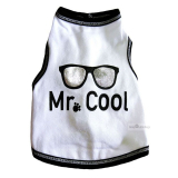 Top 'Mr.Cool' weiß-silber (Gr.S)