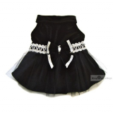 Hunde-Kleid Eve schwarz (Gr.XS)