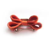 Hunde-Haarschleife 'Big Bow' orange