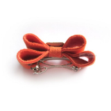 Hunde-Haarschleife Big Bow orange