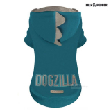 Hundesweater 'DOGZILLA' petrol (Gr.26,28)