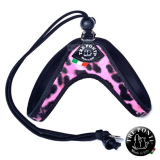 Tre Ponti Leopard fuchsia, Kordel-Verschluss