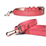 Halsband 'NAJA' pink-kroko