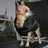 Regenjacke 'Sporty' schwarz