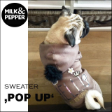 Sweater 'POP UP' braun (Gr.24,26,30)