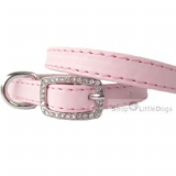 Hunde-Halsband 'Yummy' baby-pink (Gr.M)