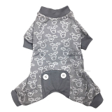 Hunde-PJ 'Rendeer' grey (Gr.XS)