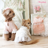 Hundekleid 'Dreamy Afternoon' weiss