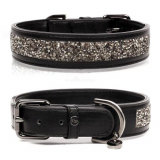 Hundehalsband QUARTZ schwarz