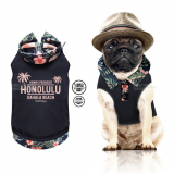 Hunde-Poloshirt HONOLULU navy (Gr.S)