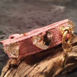 Hunde-Halsband 'DIAMONDS' rosé
