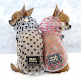 Hunde-Regenjacke 'PIOGGIA' transparent-pink