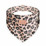 Hunde-Halstuch 'SAFARA' rosé leopard (Gr.35)