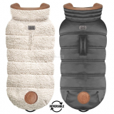 Hundejacke KENAN beige-grau (Gr.26,35)