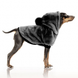 Hunde-Jacke 'CATHINKA' grau (Gr.32,35)