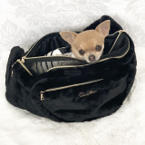 Bauchtragetasche HUG ME BAG FUR schwarz
