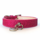 Hundehalsband SPARKLE fuchsia