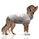 Hunde-Pullover 'SIGRID' hellgrau (Gr.35,38)