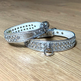 Hunde-Halsband 'AVANCE' silber