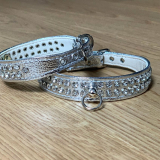 Hunde-Halsband 'AVANCE' silber