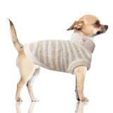 Hundepullover AMALIA beige-gold