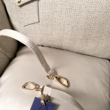 Hunde-Autositz 'HERRINGBONE' beige