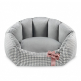 Hundebett TIFFY BLUE pink (Gr.M)