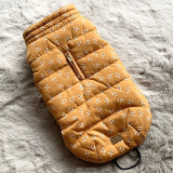Hundejacke 'LILY' senf/ dunkelblau