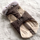 Hundejacke 'BERYL' dunkelbraun