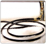 Halsband 'Glamour' schwarz (Gr.XS)