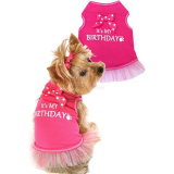 Hundekleid Its MY BIRTHDAY pink (Gr.XS,L)