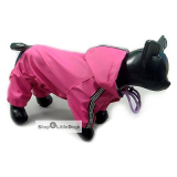 Hunde-Regenanzug 'Pink Jumper' pink (Gr.XXS,XXL)