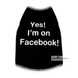 Top Facebook schwarz (Gr.XXS,XS,L)